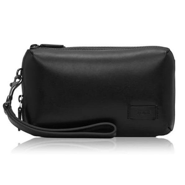 TAS PRIA TUMI TRIPLE ZIP LEATHER BLACK ORIGINAL