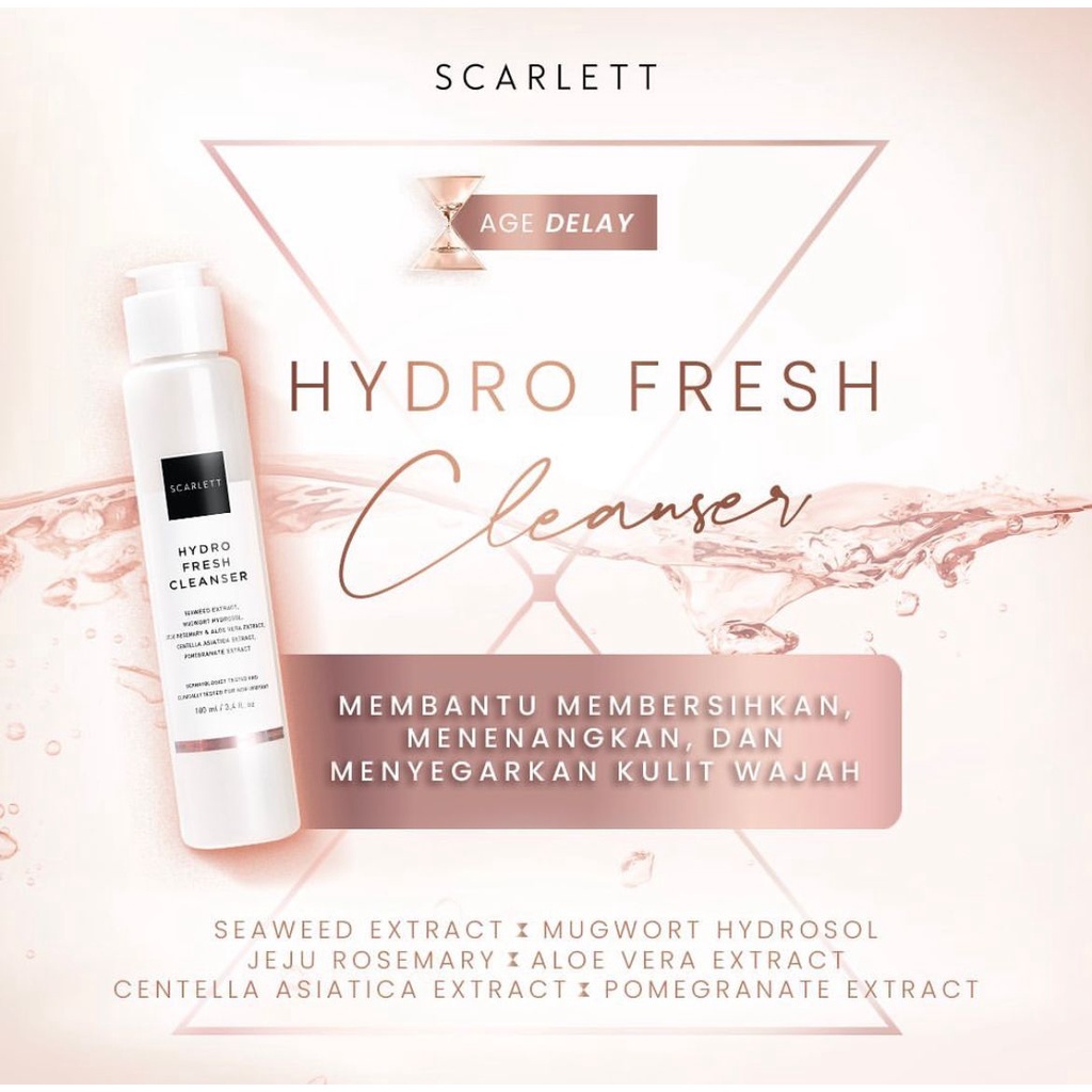 Scarlett Whitening Age Delay Anti Aging Skincare Deep Hydration Firming Eye Serum Phyto Biotics Renewing Moisturizer Hyalu B5 + Reishi Mushroom &amp; Bifida Serum Hyalu B9 + Bio Plavita &amp; Ceramide Essence Toner Fresh Cleanser