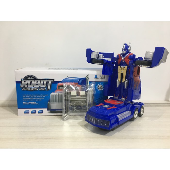 FAMILY TOYS - mainan truck transform optimus prime