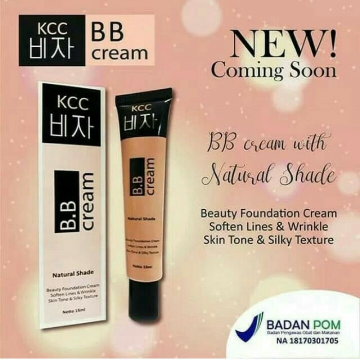 KCC BB CREAM BPOM NATURAL SHADE BEST SELLER