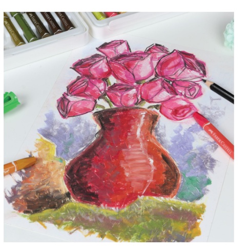 [TOSERBA_EMAK] - Faber-Castell Hexagonal Oil Pastel 48