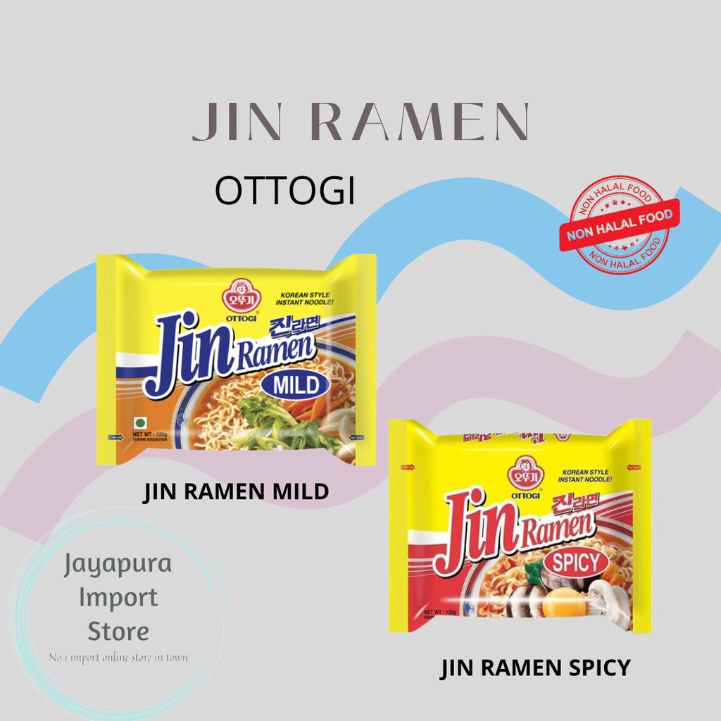 

OTTOGI JIN RAMEN MILD / OTTOGI JIN RAMEN HOT / OTTOGI JIN RAMEN / RAMEN KOREA / KOREAN RAMEN / KOREAN FOOD (BPOM)