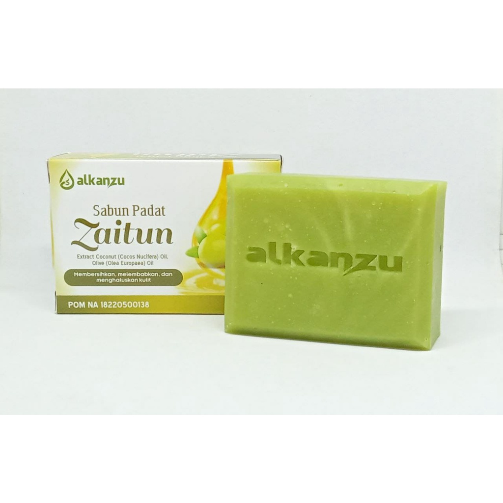 SABUN ZAITUN ALKANZU 90gram - DENGAN BAHAN AKTIF ZAITUN OIL STANDARD EROPA - sabun zaitun