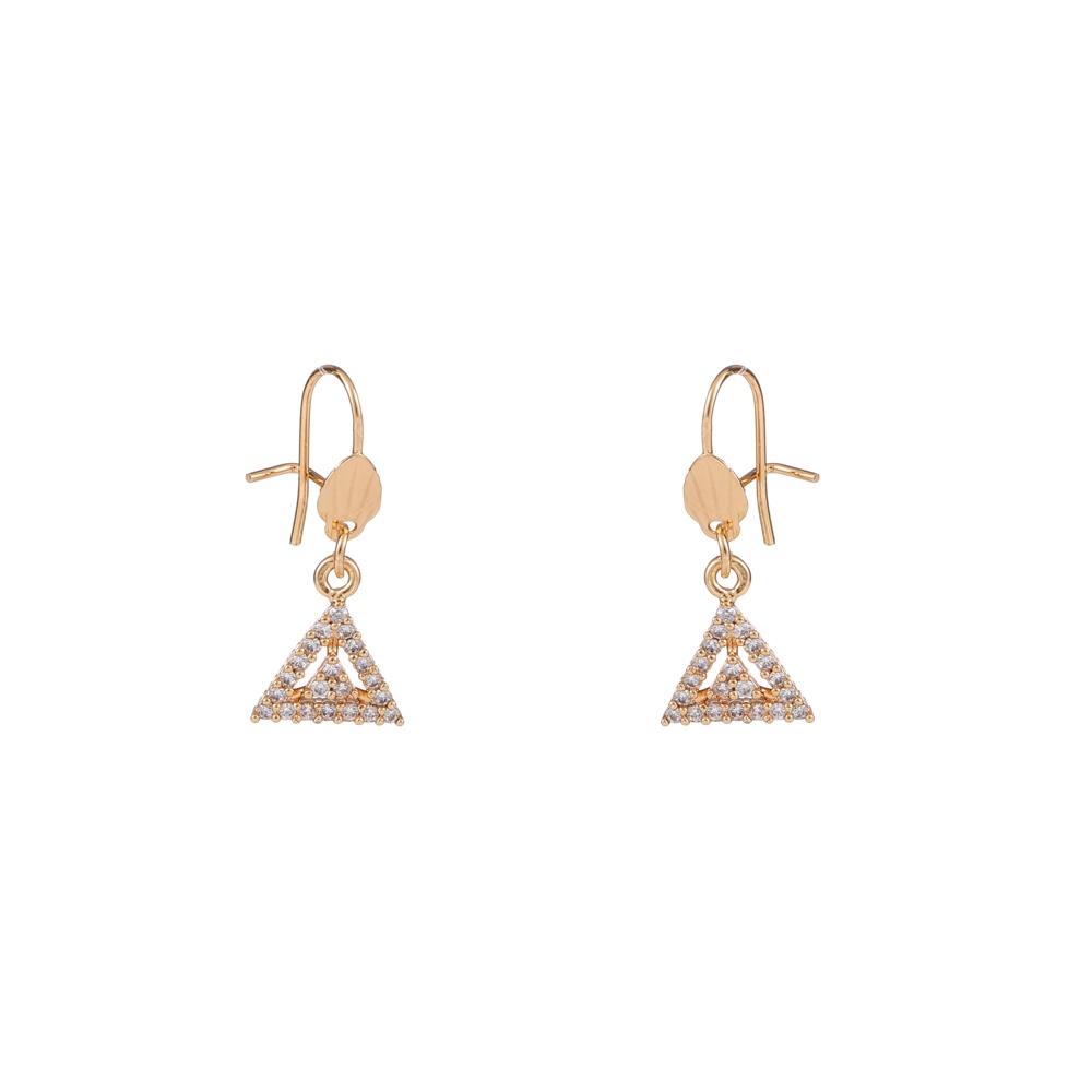 ✨Moya0158❤Anting Titanium Tusuk Korea Aksesoris Mewah Rose Gold Anting Juntai Wanita Murah D142