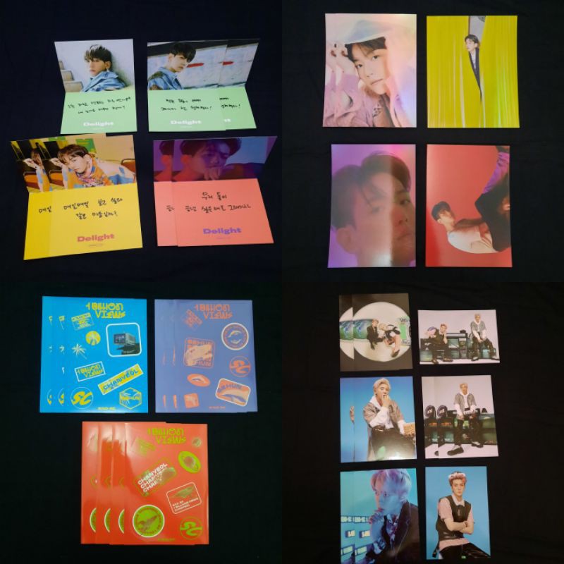 

[Wts] Postcard Baekhyun Delight, Postcard EXO SC 1 Billion Views