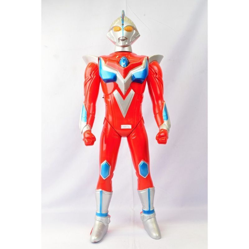 ULTRAMAN BESAR  JUMBO SIZE (XL)LAMPU+SUARA 70CM/MAINAN ANAK ROBOT ULTRAMAN