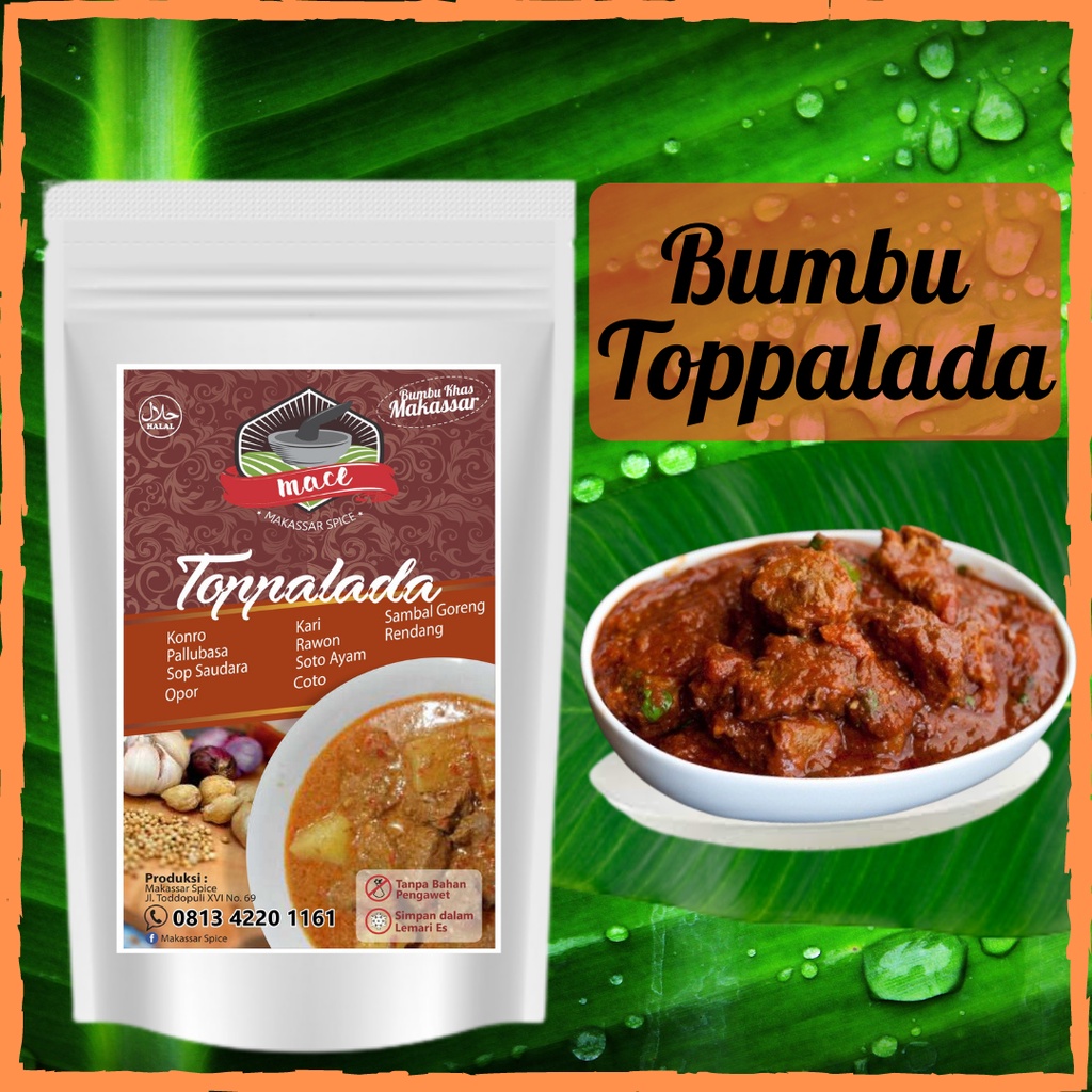 

Bumbu TOPPALADA Khas Makassar