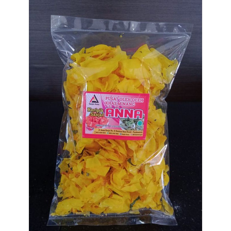 

KERIPIK SANJAI KUNING 100%ASLI PAYAKUMBUH