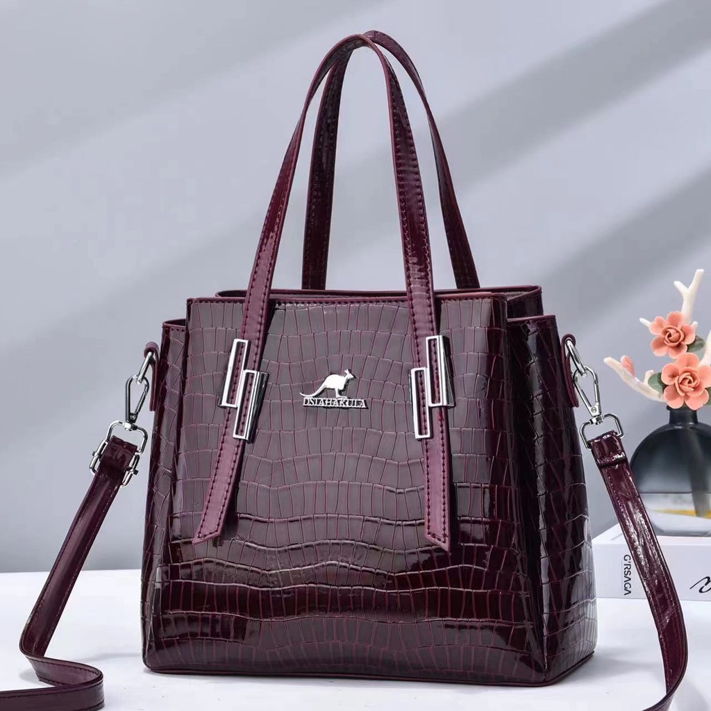 LBAGS - COD, Tas Wanita, Shoulder Bag, PU Leather, 23cm X 26cm X 11cm (461)