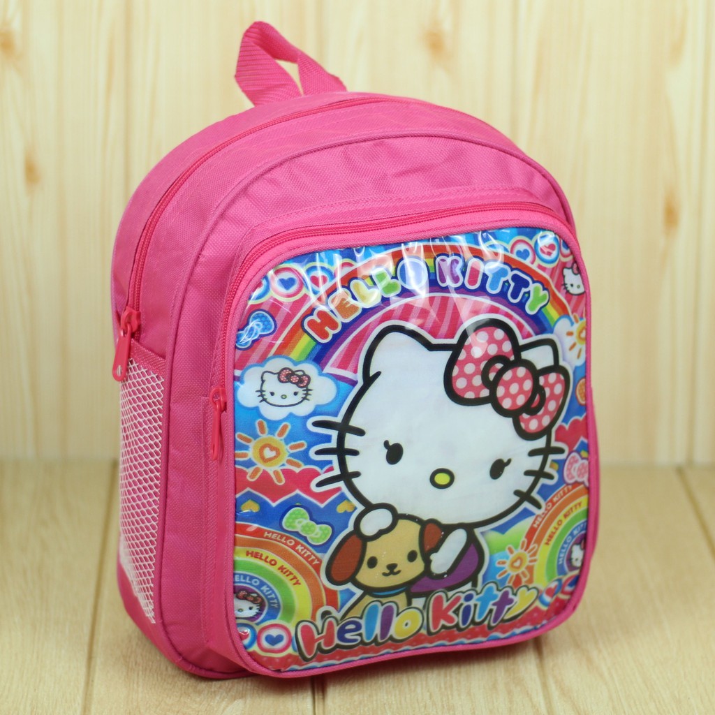 Tas Ransel Anak Perempuan PAUD Motif Hello Kitty Pink Mini Lucu Trendy