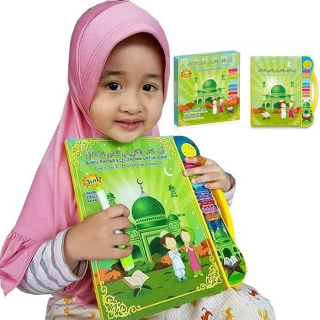 [✔COD] COVER TEBAL E-BOOK MUSLIM 4 BHS | EBOOK MUSLIM 4 BAHASA | MAINAN EDUKASI ANAK  4IN1-1
