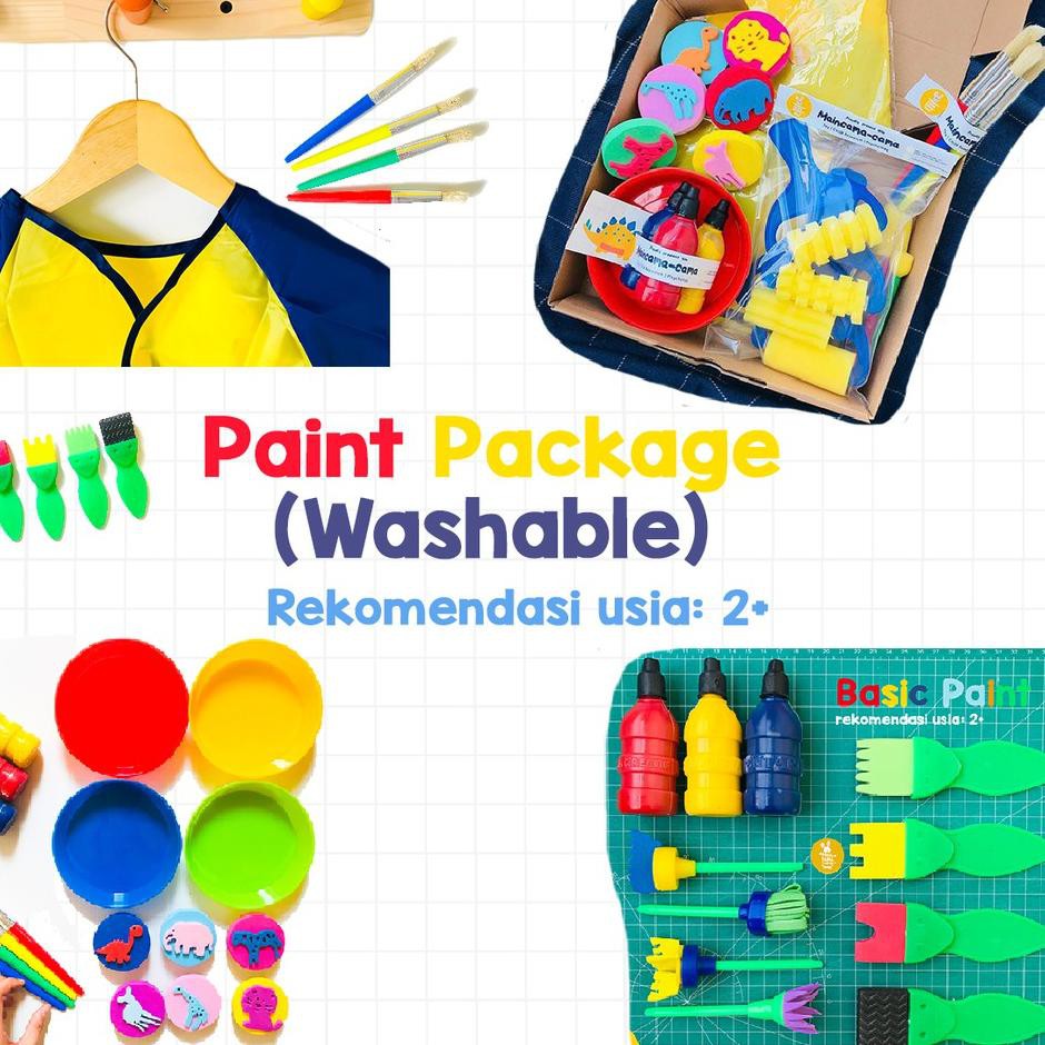 

NEW ✅ Paint Package (Washable) / Paket Melukis Anak TR9 ❤️