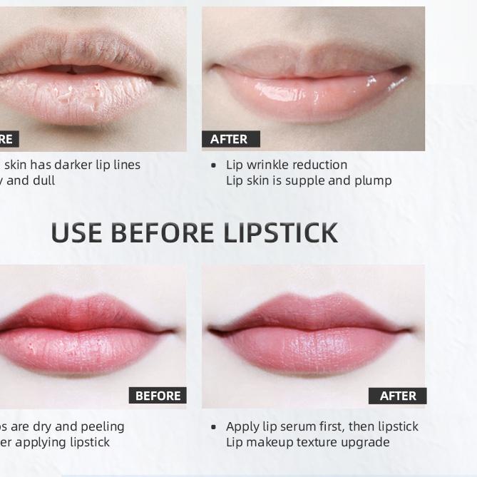 ❊ BUHOTEI Lip Serum Bibir Lip Balm Essence Lip Gloss Lip Care ✈