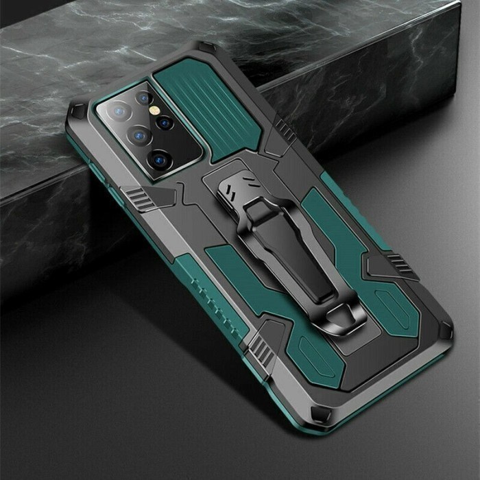 REALME 8 REALME 8 PRO CASE HARDCASE NEW ROBOT KNIFE ARMOR STAND HARD STANDING CASE HYDBRID CASING COVER