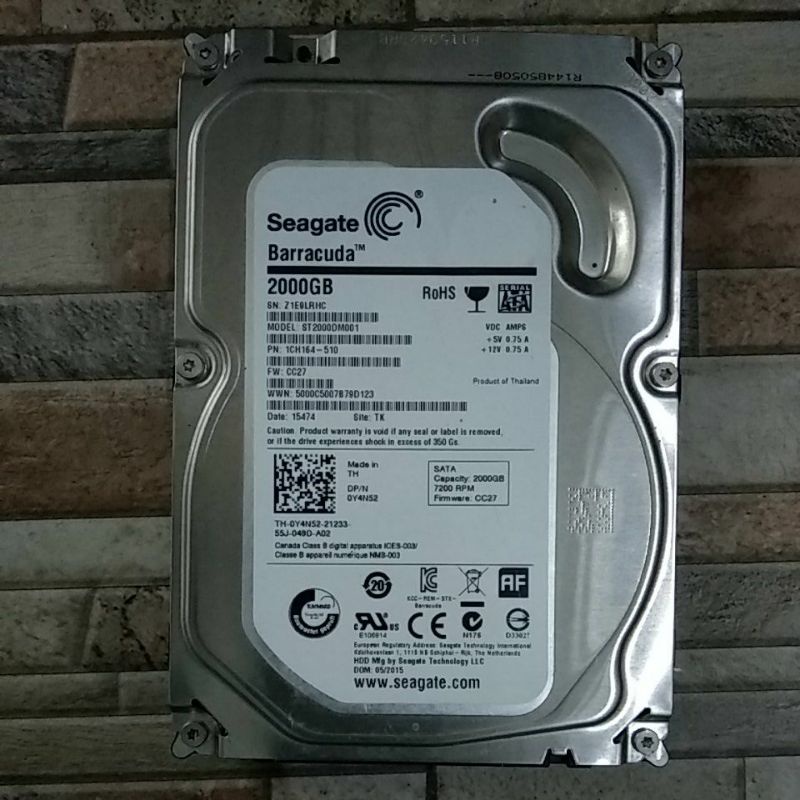 hdd hardisk internal seagate barracuda 2tb