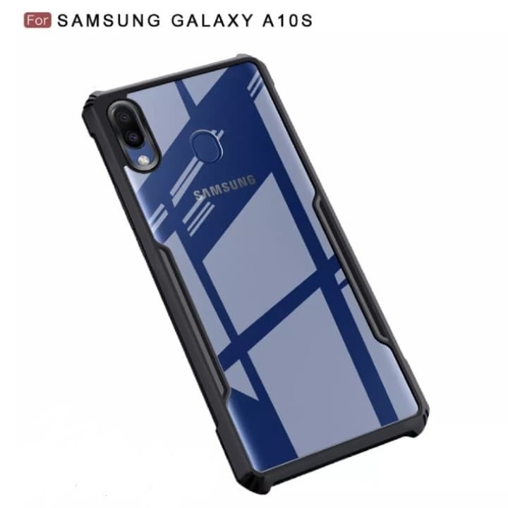 Case Samsung Galaxy A10S Hardcase Armor Shockproof Transparan Case Samsung A10S