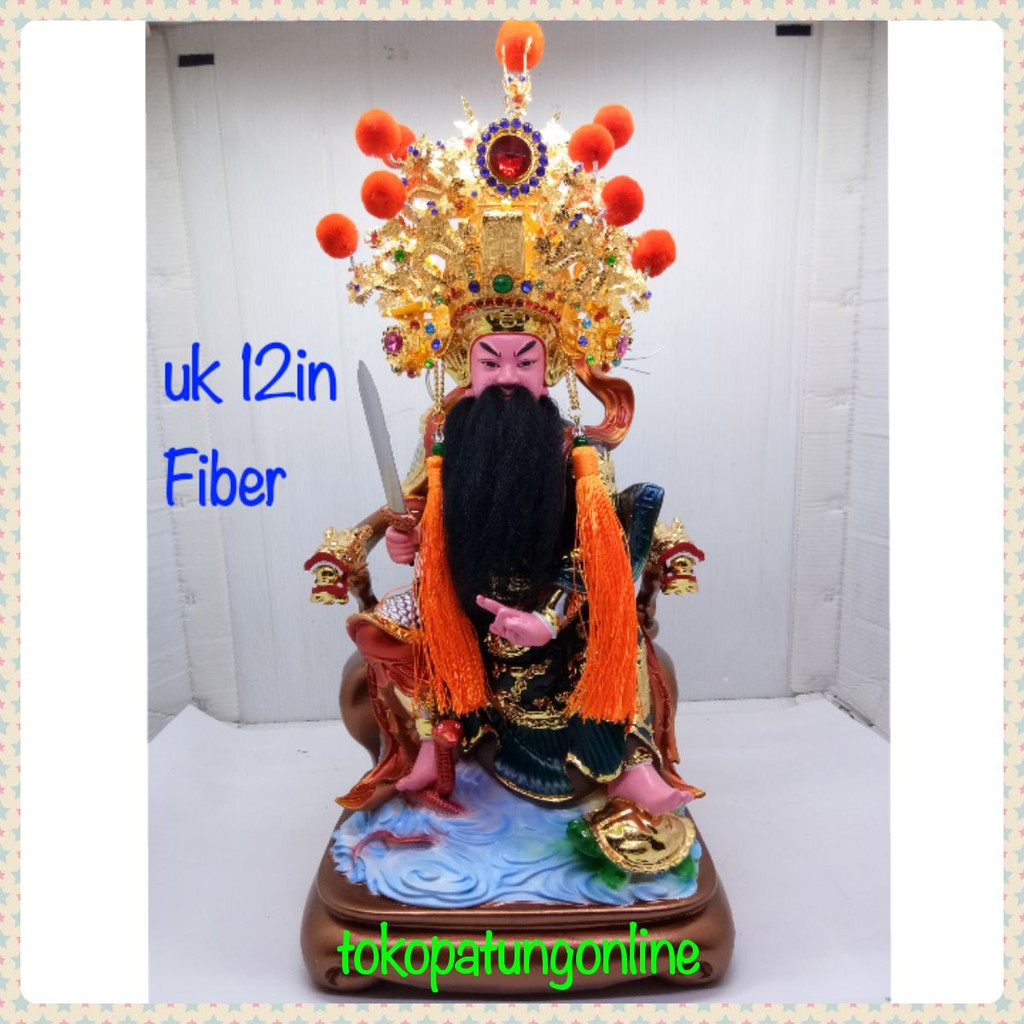 Patung Hian Tian Shang Tee 12in Fiber Import 012B