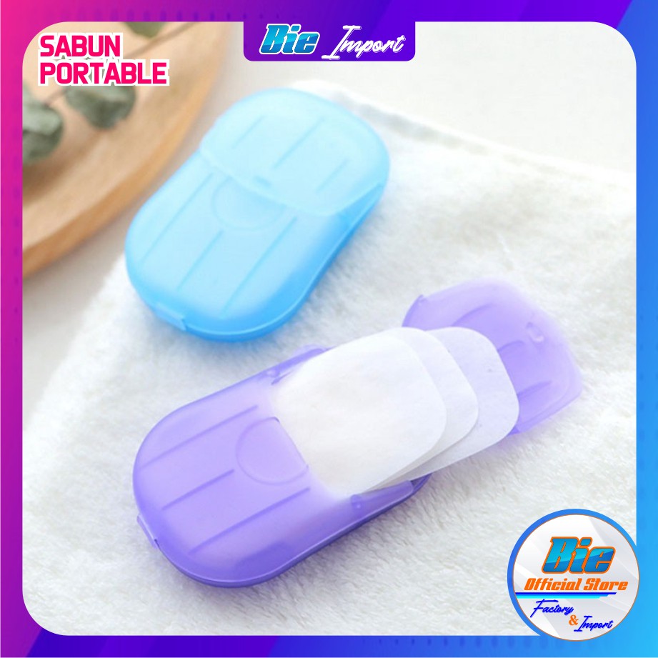 Sabun Papper Soap Portable Travel Impor