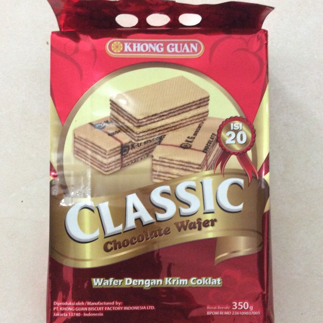 

Khong Guan Classic chocolate wafer