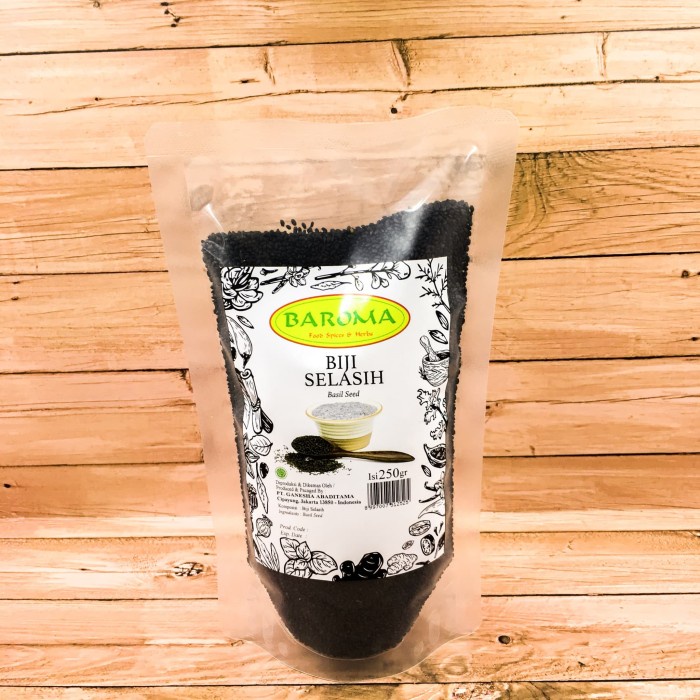 

Biji Selasih / Basil seed 250gr - Baroma Bumbu Rempah