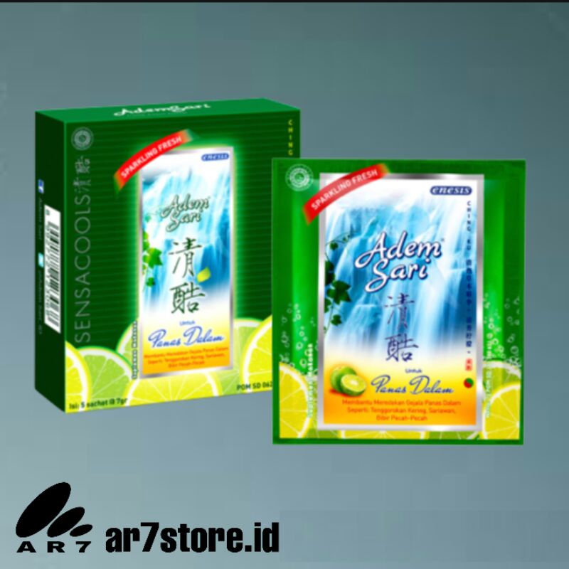 ADEM SARI 1 box isi 5 sachet 7 gr