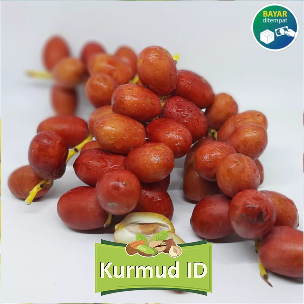 Kurma Muda Promil Kuning Merah1000 Gram | Program kehamilan Kurma Barhee