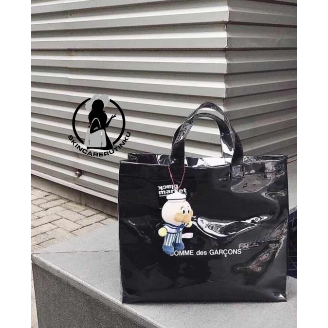 Comme Des Garcons Cdg Tote Bag Black - Original Cdg 100%