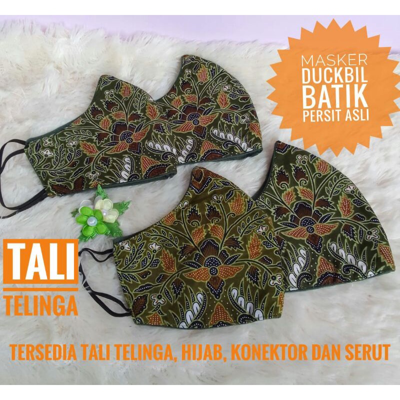 Masker Batik Persit ASLI Duckbill