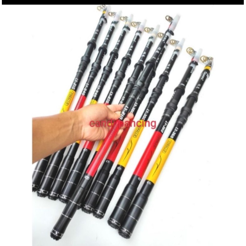 joran telescopik joran antena Ogawa Corallo 210/240