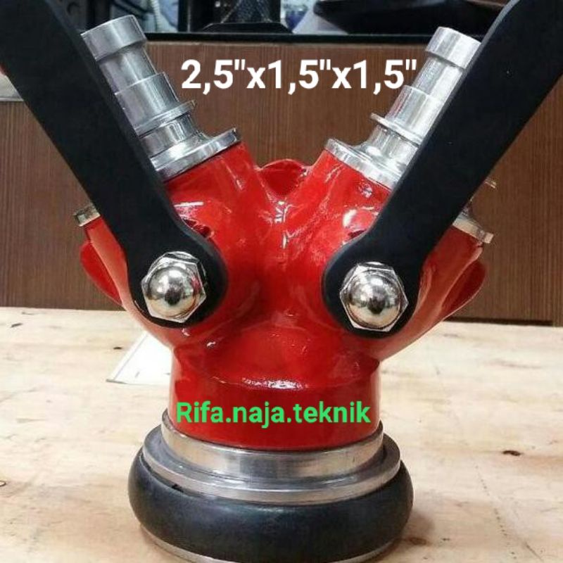 Y connection cabang pemadam 2,5"x1,5"x1,5"