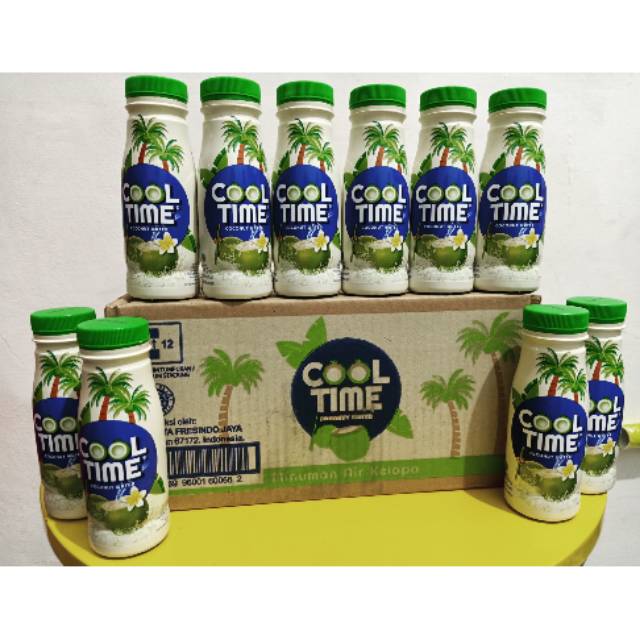 

Cool time coconut water per dus isi 24 botol
