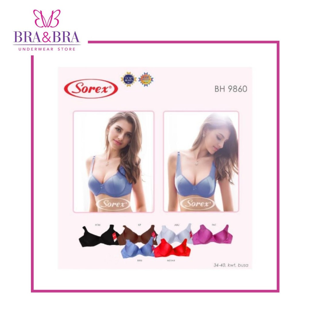 Sale Bra Kawat Sorex 9860 Bh Busa Full Cup Original