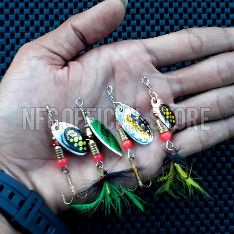 Spoon Inline Spiner Bait 4,5gr Umpan casting Rekomendasi untuk Ultralight casting Best Killer Action