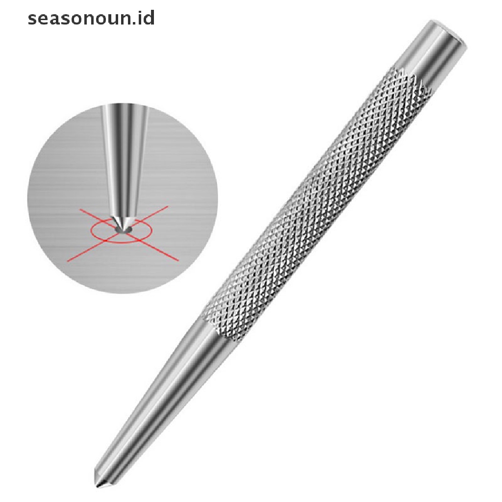 【seasonoun】 Non-slip center pin punch High carbon steel center punch for alloy steel metal .