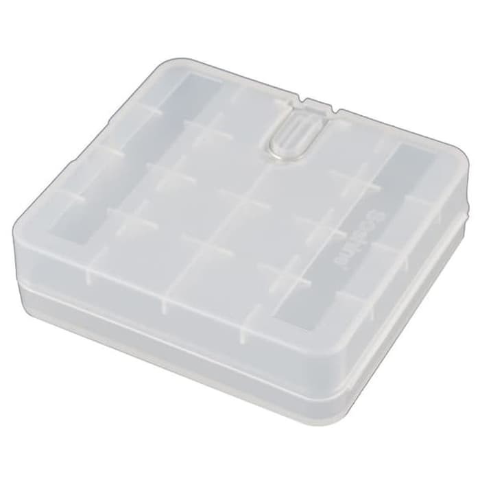 Plastic Battery 18650 Case Box 4 Slot