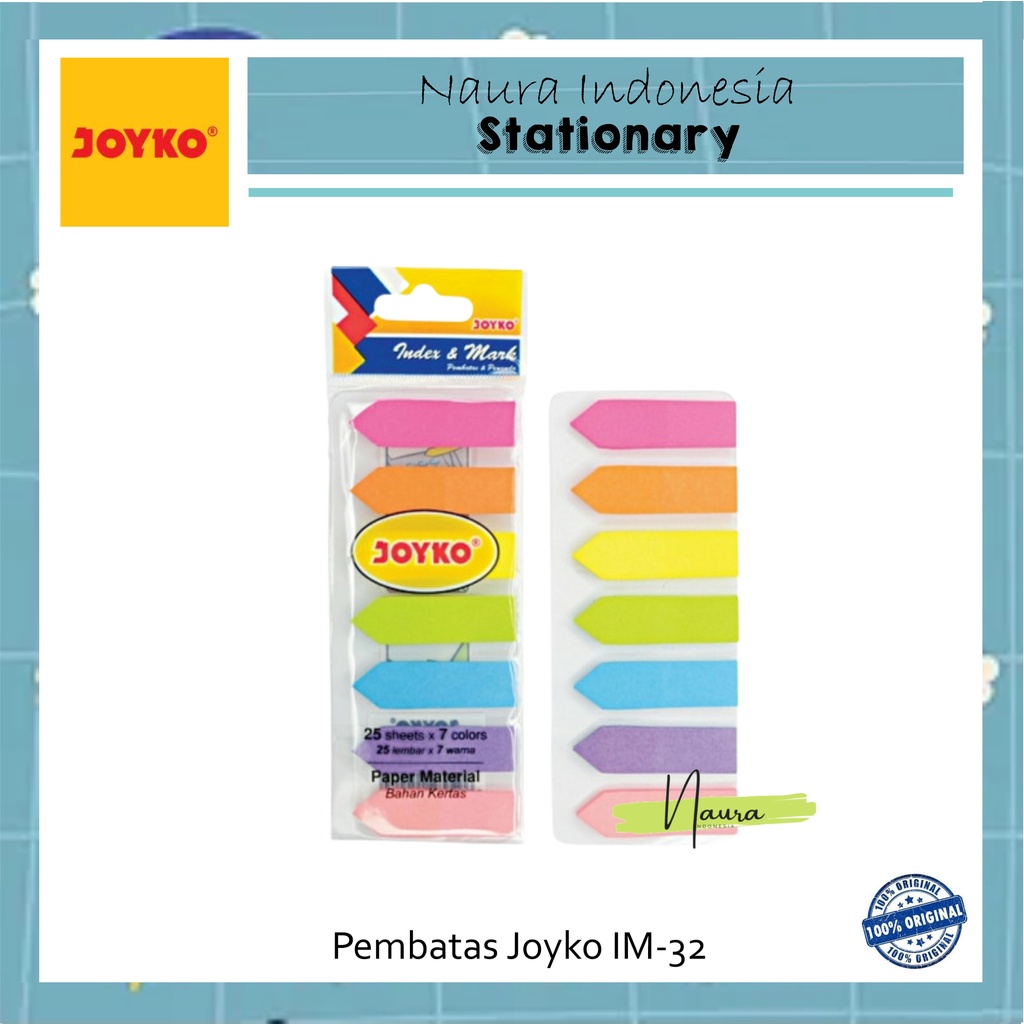 

Index & Mark | Penanda | Pembatas Joyko IM-32