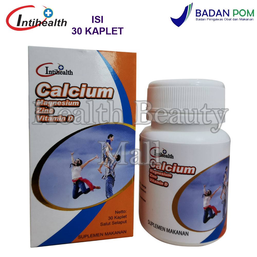 Intihealth Calcium Magnesium Zinc Vitamin D 30 Tabs - Menjaga Kesehatan Tulang