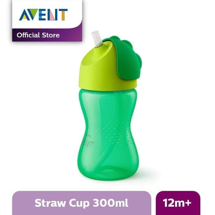 Botol Minum Anak Avent Straw Cup 10 OZ Single Boy SCF798/01