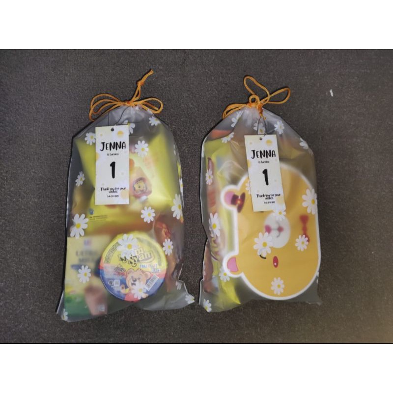 

Snack ulang tahun tema kuning