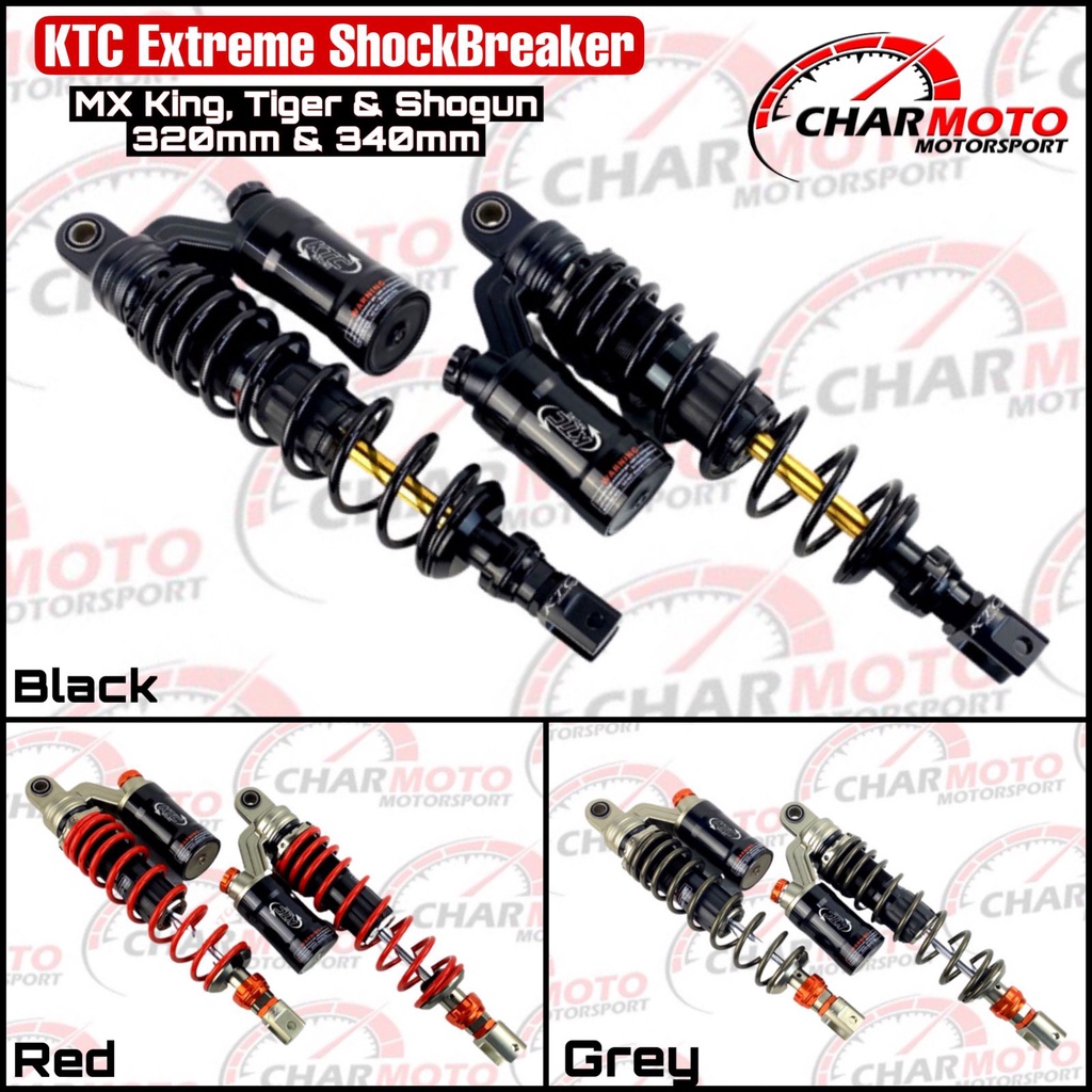 Shockbreaker KTC Exreme  MX King, Tiger, Shogun 320mm 340mm / Shock Breaker Original PNP - Charmoto