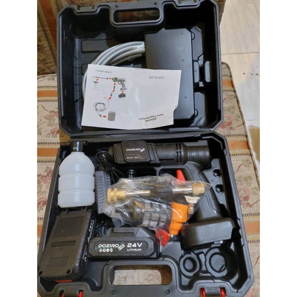 Doziro Jet Cleaner Cordless 24 Volt 2 Baterai