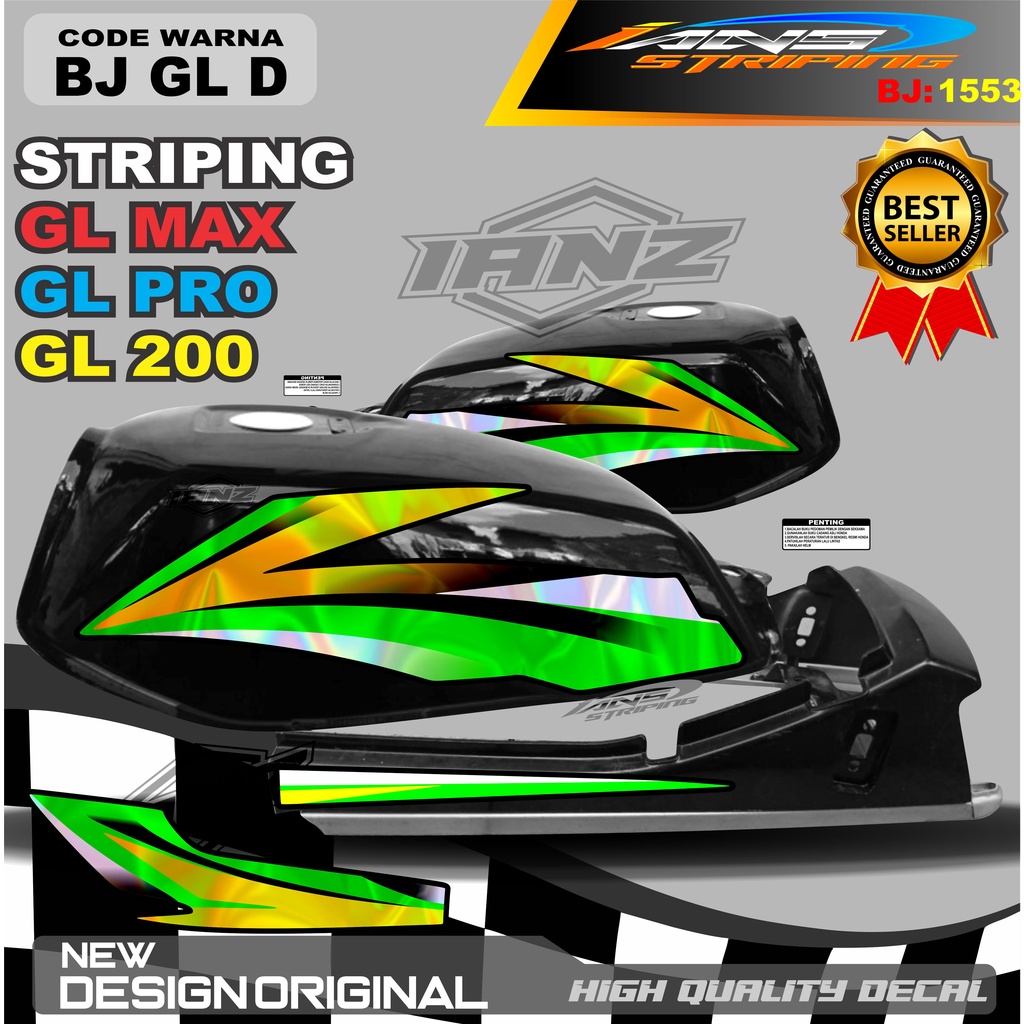 STRIPING GL PRO  / STRIPING GL PRO MAX VARIASI HOLOGRAM / STRIPING GL