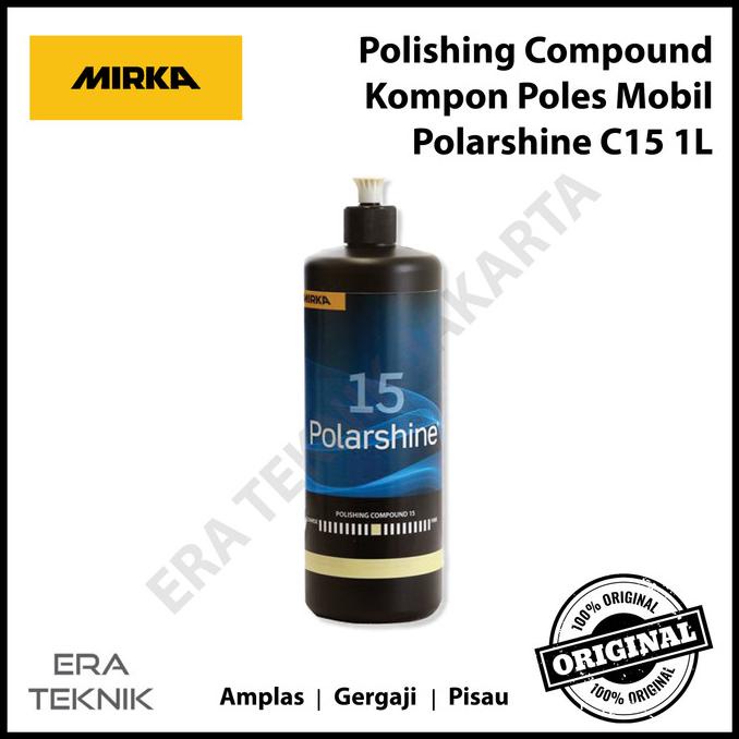 Polishing Compound Mirka Polarshine C15 1L Kompon Poles Mobil Otomotif