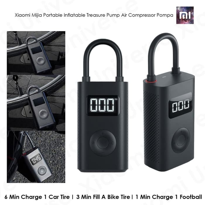 Xiaomi Mijia Portable Inflatable Treasure Pump Air Compressor Pompa pb