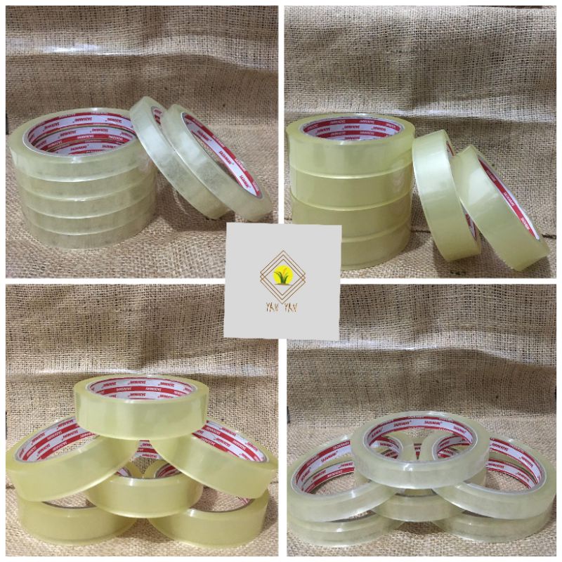 

ISOLASI BENING 1/2 INCH X 72 YARD SAZANAMI SELOTIP SOLASI LAKBAN TAPE