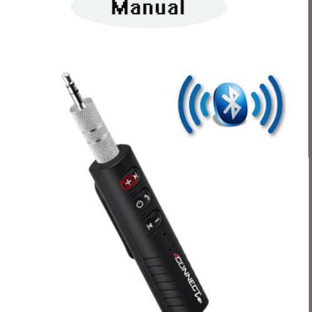 4Connect Bluetooth Wireless Audio Receiver Dongle Music Receiver - Hitam