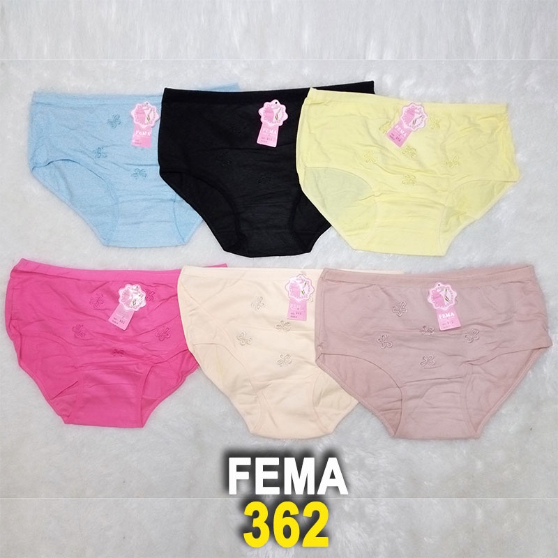 Celana Dalam Wanita FEMA 362 Bordir / Celana Dalam Wanita Bordir