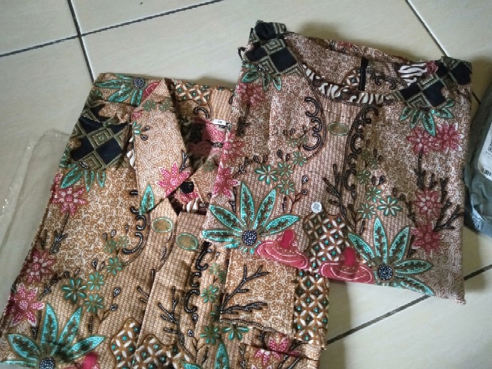 Maura Couple - Sania Ruflle Batik Couple Ori Ndoro Jowi Garansi Termurah Shopee  Modern Batik Bc 001