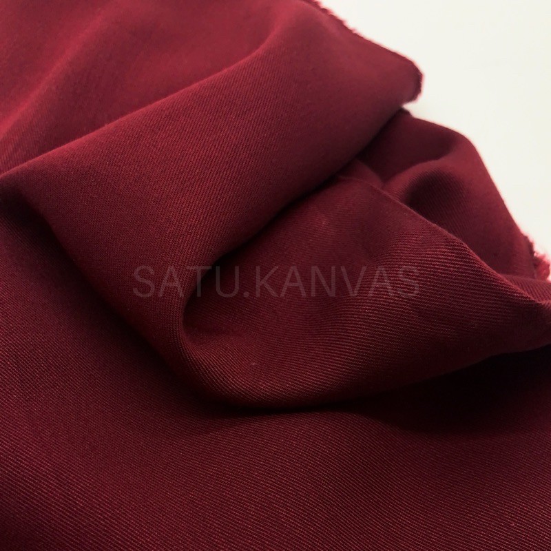 Kain Rayon Twill Polos (100%Rayon) PREMIUM-Maroon