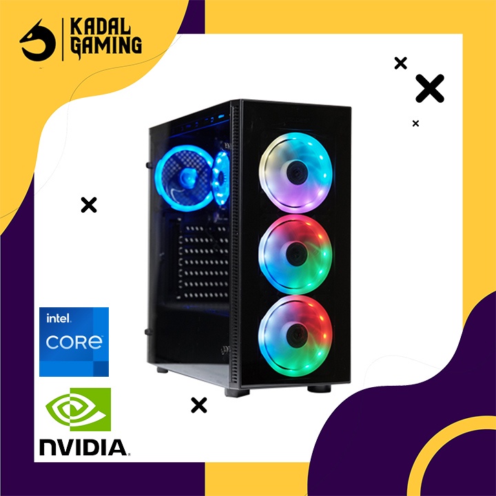 PC GAMING INTEL CORE I5 11400F VGA GTX 1050TI 32GB RAM FULLSET SIAP PAKAI EDITING RENDERING ARSISTEKTUR